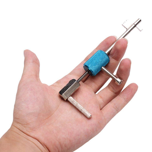 Lock Quick Forced Open Lock Picks Locksmith Tool Silver + Blue