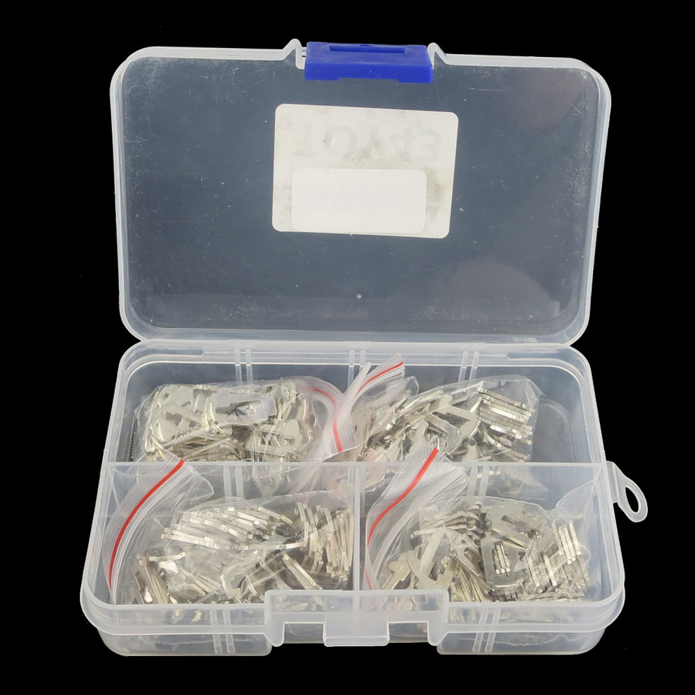200pcs/lot TOY43  Car Lock Reed Locking Plate For Toyota Camry Corolla NO.1.2.3.4 Key Lock Repair Accessories Copper Keying Kit, Car Lock Reed Lock Plate Auto Lock Repair Locksmith Supplies
