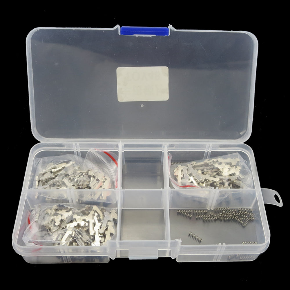 200pcs/lot TOY48 Car Lock Reed Locking Plate For Toyota Key Lock Repair Accessories Copper Keying Kit, Car Lock Reed Lock Plate Auto Lock Repair Locksmith Supplies