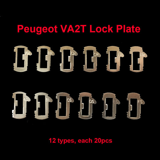240pcs/lot VA2T Car Lock Reed Locking Plate For Peugeot Citroen