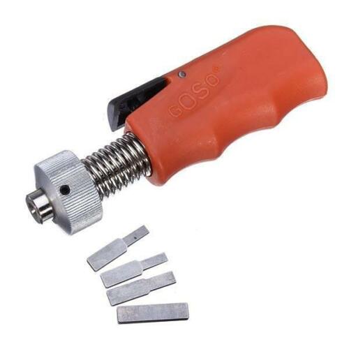 GOSO Straight Shank Civil Plug Spinner Quick Turning Tools Locksmith Tool, 180℃ Lock Pick Plug Spinner, Turning Lock Opener Tool