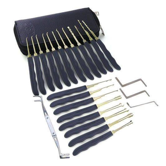 GOSO 24pcs Locksmith Practice Tool Set Lock Opener Tool Set Keys Remove Tools Lock repair Tools